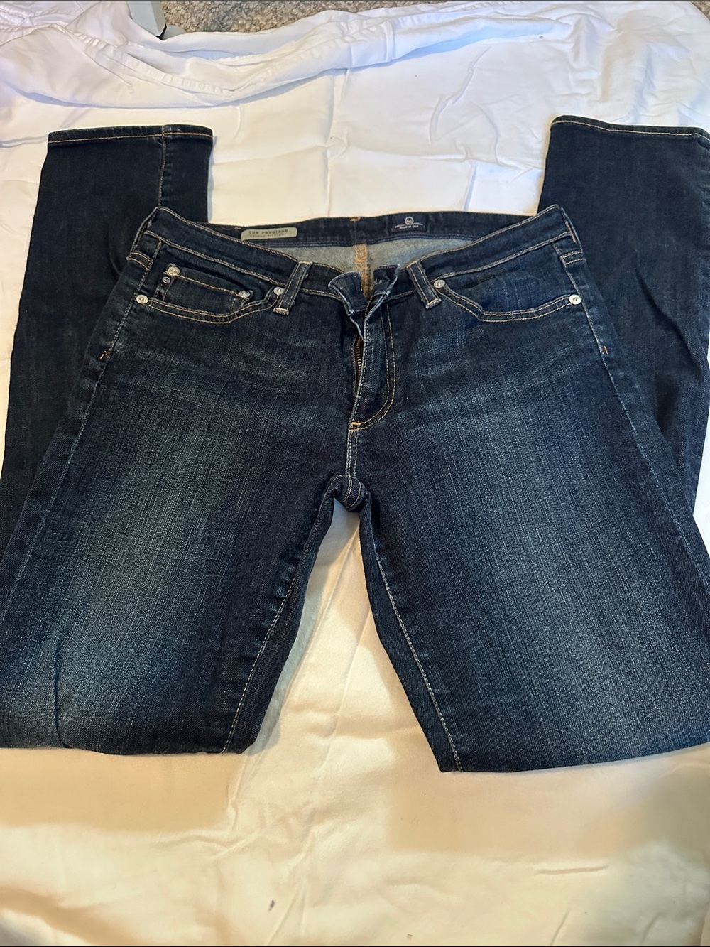 AG Adriano Goldschmied Dark Indigo Skinny Jeans - Picture 2 of 4